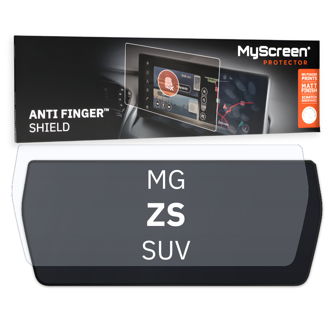 MyScreen Anti Finger Shield Dashboard, Schutz des Bildschirms vor Fingerabdrücken und Reflexionen, satiniert, matt